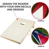 image:image4x2 Regulation Size Solid Wood Cornhole Toss Game Set with 8 Bean Bags