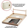 image:image4x2 Regulation Size Solid Wood Cornhole Toss Game Set with 8 Bean Bags