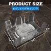 image:imageGSE 2Deck Revolving Canasta Card Tray Canasta Card Holder  Dual Deck 360 Rotating Swivel Holder Smooth Rotation Organizes Deck For Hand amp Foot Rummy UNO Games6Deck
