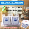 image:imageGSE 2Deck Revolving Canasta Card Tray Canasta Card Holder  Dual Deck 360 Rotating Swivel Holder Smooth Rotation Organizes Deck For Hand amp Foot Rummy UNO Games2Deck