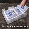 image:imageGSE 2Deck Revolving Canasta Card Tray Canasta Card Holder  Dual Deck 360 Rotating Swivel Holder Smooth Rotation Organizes Deck For Hand amp Foot Rummy UNO Games2Deck