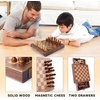 image:imageGSE Games amp Sports Expert 10 Magnetic Chess Set Wooden Chess Board Game Set with Drawers Classic Portable Travel Board Game for Kids amp Adults