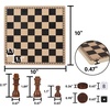 image:imageGSE Games amp Sports Expert 10 Wooden 3in1 Travel Size Chess Checkers Backgammon Board Game Combo Set for Kids amp Adults
