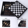 image:imageGSE Games amp Sports Expert 125 Premium Leather 3in1 Chess Checker and Backgammon Board Game Combo Set Classic Board Strategy Game for Kids amp Adults