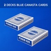image:imageGSE Games amp Sports Expert 12Deck Canasta Cards with Point Values Includes Canasta and Hand amp Foot Game Rules Traditional Rummy Game Playing Cards2 Blue Cards