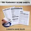 image:imageGSE Games amp Sports Expert 12Deck Canasta Cards with Point Values Includes Canasta and Hand amp Foot Game Rules Traditional Rummy Game Playing CardsScore Sheets