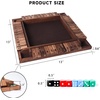 image:imageGSE Games amp Sports Expert 14 Player Wooden Shut The Box Board Game with 8 Dice 4Way 12 Numbers Shut The Box Dice Set of Popular English Pub Board Game  WalnutWalnut Stained Wood
