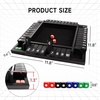 image:imageGSE Games amp Sports Expert 14 Player Wooden Shut The Box Dice Board Game with 8 Dice 4Way 10 Numbered Shut The Box Set of Popular English Pub Board Game  Natural WoodBlack Stained Wood