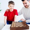 image:imageGSE Games amp Sports Expert 15 Large Wooden 2in1 Chess amp Checkers Board Game Combo Set with Drawer Board Games Chess Checker Set for Kids amp Adults