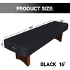 image:imageGSE Games amp Sports Expert 16 Brown HeavyDuty Leatherette Shuffleboard Table Cover for Shuffleboard Table AccessoriesBlack16ft