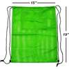 image:imageGSE Games amp Sports Expert 18x12 Purple Mesh Drawstring Bag for Baseballs Softballs Tennis Pickleball Balls Golf Balls Mesh Sports Equipment Bag with Lock for Gym Swim Gear Laundry amp ToysGreen