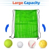 image:imageGSE Games amp Sports Expert 18x12 Purple Mesh Drawstring Bag for Baseballs Softballs Tennis Pickleball Balls Golf Balls Mesh Sports Equipment Bag with Lock for Gym Swim Gear Laundry amp ToysGreen