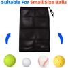 image:imageGSE Games amp Sports Expert 18x12 Purple Mesh Drawstring Bag for Baseballs Softballs Tennis Pickleball Balls Golf Balls Mesh Sports Equipment Bag with Lock for Gym Swim Gear Laundry amp ToysBlack