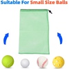 image:imageGSE Games amp Sports Expert 18x12 Purple Mesh Drawstring Bag for Baseballs Softballs Tennis Pickleball Balls Golf Balls Mesh Sports Equipment Bag with Lock for Gym Swim Gear Laundry amp ToysGreen