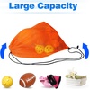 image:imageGSE Games amp Sports Expert 18x12 Purple Mesh Drawstring Bag for Baseballs Softballs Tennis Pickleball Balls Golf Balls Mesh Sports Equipment Bag with Lock for Gym Swim Gear Laundry amp ToysOrange