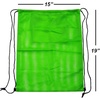 image:imageGSE Games amp Sports Expert 18x12 Purple Mesh Drawstring Bag for Baseballs Softballs Tennis Pickleball Balls Golf Balls Mesh Sports Equipment Bag with Lock for Gym Swim Gear Laundry amp ToysGreen