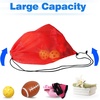 image:imageGSE Games amp Sports Expert 18x12 Purple Mesh Drawstring Bag for Baseballs Softballs Tennis Pickleball Balls Golf Balls Mesh Sports Equipment Bag with Lock for Gym Swim Gear Laundry amp ToysRed