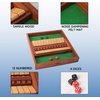 image:imageGSE Games amp Sports Expert 2Player Wooden Shut The Box 12 Numbers Dice Game Board with RedBlack Dice Classic Tabletop Version of The Popular English Pub Game