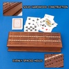 image:imageGSE Games amp Sports Expert 2Track Wooden Cribbage Board Game Box with Playing Cards Metal Pegs and Storage Drawer Classic Cribbage Board with Large Storage2Track Cribbage Board with Card