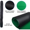 image:imageGSE Games amp Sports Expert 32 x 32 Inches Rubber AntiSlip Playmat Mahjong Dominoes Poker Cards and Board Games Tabletop Cover Mat with Carrying Bag GreenBlue  Green