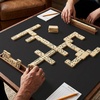 image:imageGSE Games amp Sports Expert 32 x 32 Inches Rubber AntiSlip Playmat Mahjong Dominoes Poker Cards and Board Games Tabletop Cover Mat with Carrying Bag GreenBlack  Blue