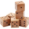 image:imageGSE Games amp Sports Expert 35Inch Premium Oak Giant Yard Dice Set with Carrying Bag and Yardzee amp Farkle Scorecard Outdoor Backyard Lawn Game for Family35 Giant Dice Set With Bucket