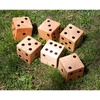 image:imageGSE Games amp Sports Expert 35Inch Premium Oak Giant Yard Dice Set with Carrying Bag and Yardzee amp Farkle Scorecard Outdoor Backyard Lawn Game for Family35 Giant Dice Set With Bucket