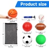 image:imageGSE Games amp Sports Expert 578510 Inflatable Playground Ball Kickball Bouncy Dodge Ball Handball for KidAdult Perfect for Recess Ball Games Gym Yoga Exercises Schools Sports ActivitiesSet of 6 Sports Balls