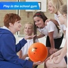image:imageGSE Games amp Sports Expert 578510 Inflatable Playground Ball Kickball Bouncy Dodge Ball Handball for KidAdult Perfect for Recess Ball Games Gym Yoga Exercises Schools Sports ActivitiesPurple