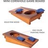 image:imageGSE Games amp Sports Expert Mini 10x5 Tabletop Cornhole Toss Game Set with 8 Bean Bags Wooden Desktop Cornhole Game for Office Desk Home Parties Travel Fun