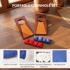 image:imageGSE Games amp Sports Expert Mini 10x5 Tabletop Cornhole Toss Game Set with 8 Bean Bags Wooden Desktop Cornhole Game for Office Desk Home Parties Travel Fun