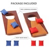 image:imageGSE Games amp Sports Expert Mini 10x5 Tabletop Cornhole Toss Game Set with 8 Bean Bags Wooden Desktop Cornhole Game for Office Desk Home Parties Travel Fun