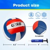 image:imageGSE Games amp Sports Expert Outdoor Badminton and Volleyball Combo Set Yard Net Game Set with Ball Pump Boundary Line and Carry Bag for Backyard Beach Lawn and Park Family GamesPortable Volleyball Set