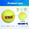 image:imageGSE Games amp Sports Expert Outdoor Badminton and Volleyball Combo Set Yard Net Game Set with Ball Pump Boundary Line and Carry Bag for Backyard Beach Lawn and Park Family GamesProfessional Volleyball Set