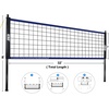 image:imageGSE Games amp Sports Expert Outdoor Badminton and Volleyball Combo Set Yard Net Game Set with Ball Pump Boundary Line and Carry Bag for Backyard Beach Lawn and Park Family GamesPortable Volleyball Set