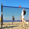 image:imageGSE Games amp Sports Expert Outdoor Badminton and Volleyball Combo Set Yard Net Game Set with Ball Pump Boundary Line and Carry Bag for Backyard Beach Lawn and Park Family GamesPortable BadmintonVolleyball Set