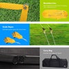 image:imageGSE Games amp Sports Expert Outdoor Badminton and Volleyball Combo Set Yard Net Game Set with Ball Pump Boundary Line and Carry Bag for Backyard Beach Lawn and Park Family GamesProfessional BadmintonVolleyball Set