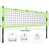 image:imageGSE Games amp Sports Expert Outdoor Badminton and Volleyball Combo Set Yard Net Game Set with Ball Pump Boundary Line and Carry Bag for Backyard Beach Lawn and Park Family GamesProfessional Volleyball Set