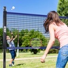 image:imageGSE Games amp Sports Expert Outdoor Badminton and Volleyball Combo Set Yard Net Game Set with Ball Pump Boundary Line and Carry Bag for Backyard Beach Lawn and Park Family GamesPortable BadmintonVolleyball Set