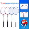 image:imageGSE Games amp Sports Expert Outdoor Badminton and Volleyball Combo Set Yard Net Game Set with Ball Pump Boundary Line and Carry Bag for Backyard Beach Lawn and Park Family GamesPortable BadmintonVolleyball Set