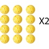 image:imageGSE Games amp Sports Expert Practice Baseballs Plastic Baseballs Training Hollow Airflow Softballs for Pitching Batting Catching for All Skill Levels Several Styles AvailableYellow