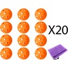 image:imageGSE Games amp Sports Expert Practice Baseballs Plastic Baseballs Training Hollow Airflow Softballs for Pitching Batting Catching for All Skill Levels Several Styles AvailableOrange