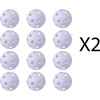image:imageGSE Games amp Sports Expert Practice Baseballs Plastic Baseballs Training Hollow Airflow Softballs for Pitching Batting Catching for All Skill Levels Several Styles AvailableWhite