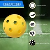 image:imageGSE Games amp Sports Expert Practice Baseballs Plastic Baseballs Training Hollow Airflow Softballs for Pitching Batting Catching for All Skill Levels Several Styles AvailableMulticolors