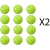 image:imageGSE Games amp Sports Expert Practice Baseballs Plastic Baseballs Training Hollow Airflow Softballs for Pitching Batting Catching for All Skill Levels Several Styles AvailableFluorescent