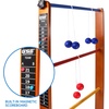 image:imageGSE Games amp Sports Expert Premium Solid Wood Ladder Ball Toss Game Set with Ladder Ball Bolas amp Carrying Case for Outdoor Backyard LawnWood Ladder Toss Game Set
