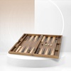 image:imageGSE Games amp Sports Expert Premium Wooden Folding Inlay Backgammon Board Game Set Classic Traditional Strategy Board Games Focus 17 InchesWooddouble Stripe