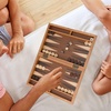 image:imageGSE Games amp Sports Expert Premium Wooden Folding Inlay Backgammon Board Game Set Classic Traditional Strategy Board Games Focus 17 InchesWoodfocus