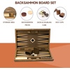 image:imageGSE Games amp Sports Expert Premium Wooden Folding Inlay Backgammon Board Game Set Classic Traditional Strategy Board Games Focus 17 InchesWoodstar