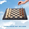 image:imageGSE Games amp Sports Expert Professional Tournament Chess Board Only Sapele amp Maple Inlaid Chessboard Chess Board for Beginners Kids Adults Extra Large 2125  Square 225 Brown4 Beech  Black Maple